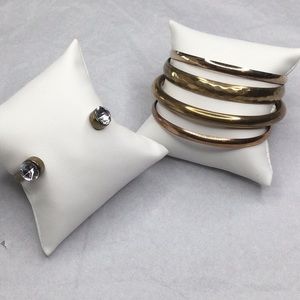 Vintage Gold Tone Bracelet Set